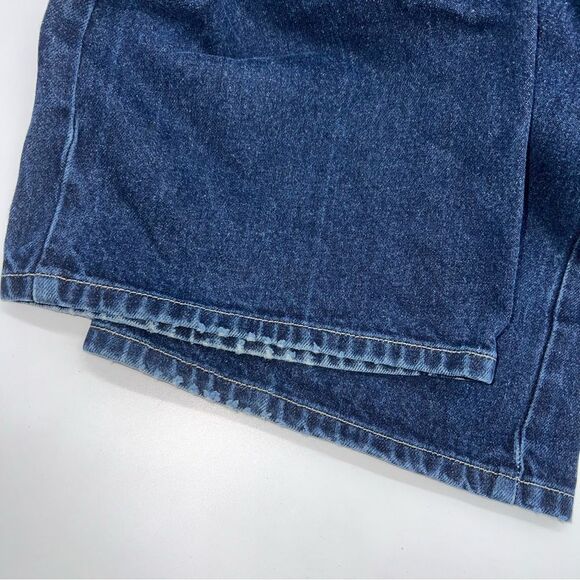 Venezia Jeans Clothing Co 100% Cotton Mom Dark Wash Straight Leg Denim Jeans-22 - Picture 13 of 13